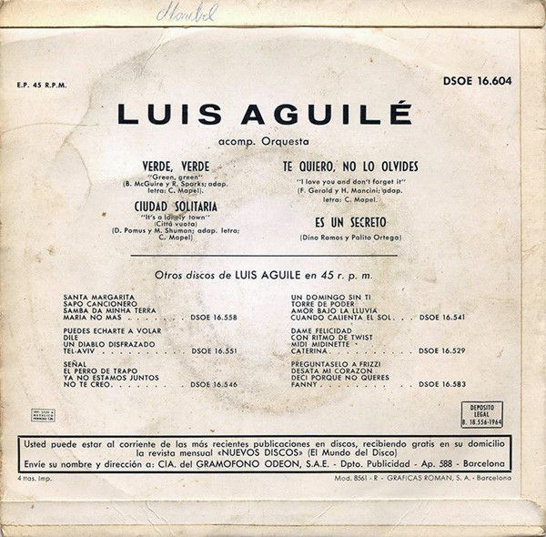 Mas Ritmo... De Luis Aguile