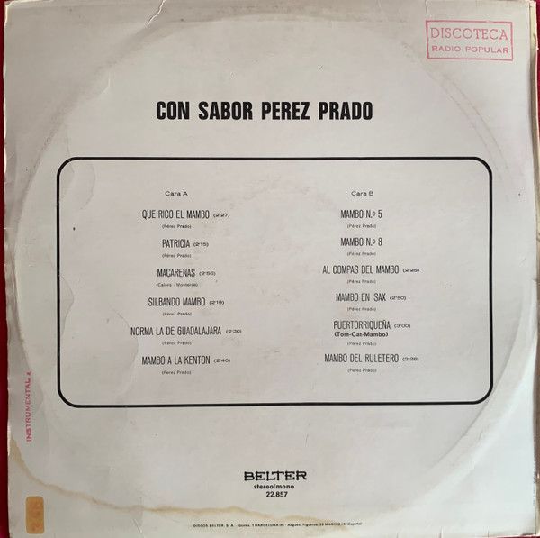 Con Sabor A Perez Prado