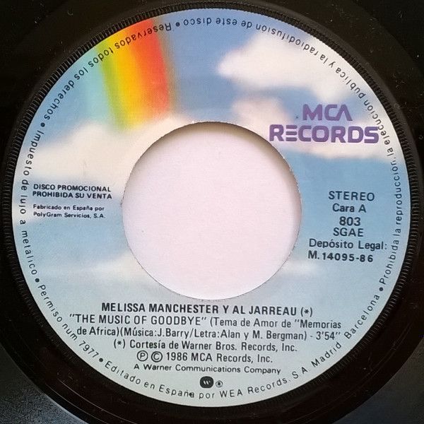 The Music Of Goodbye (Tema De Amor De La Pelicula Memorias De Africa)
