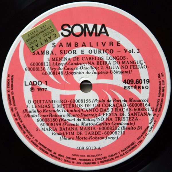 Samba, Suor E Ouriço - Vol. 2