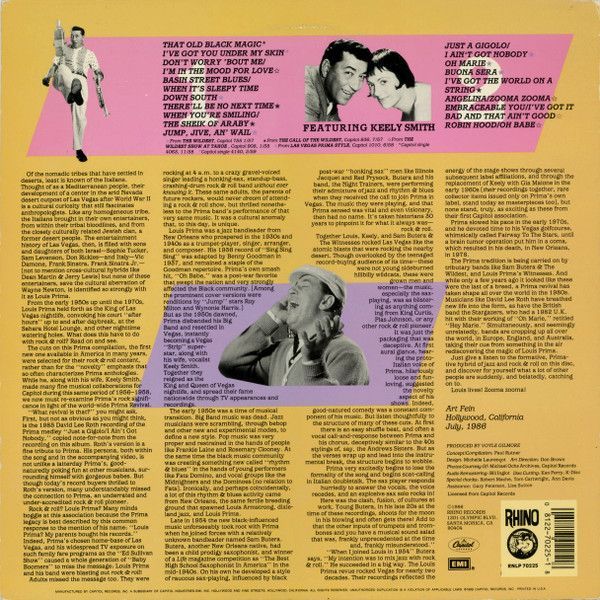 Zooma Zooma - The Best Of Louis Prima