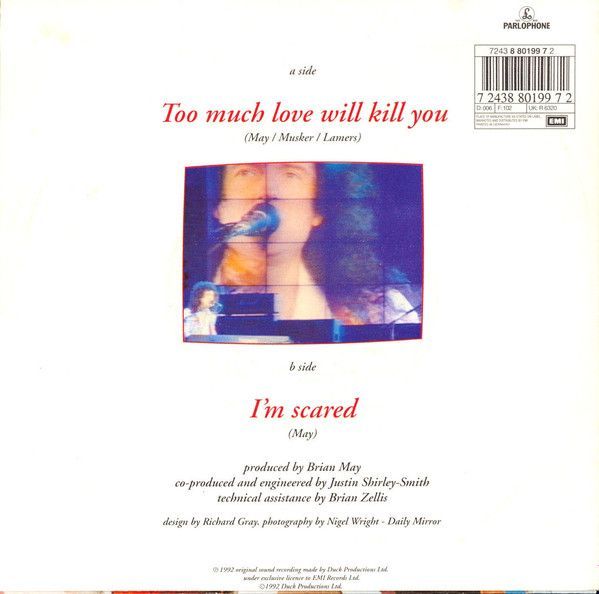 Too Much Love Will Kill You