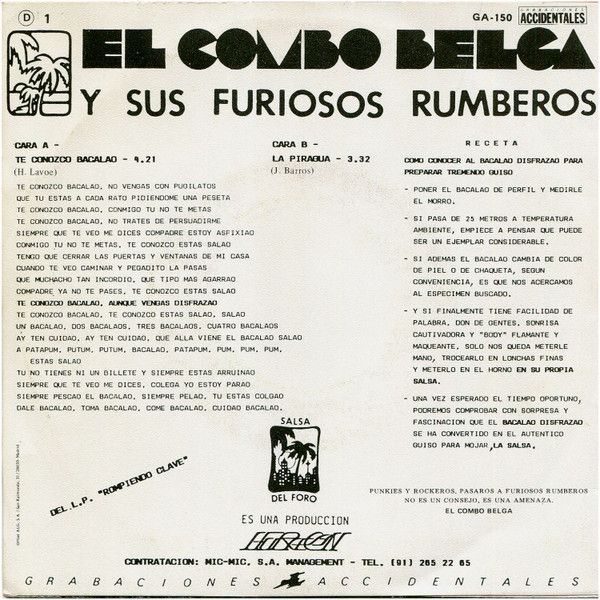 Te Conozco Bacalao