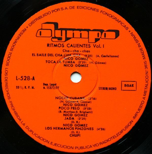 Ritmos Calientes, Vol. 1 Cha-Cha-Chas
