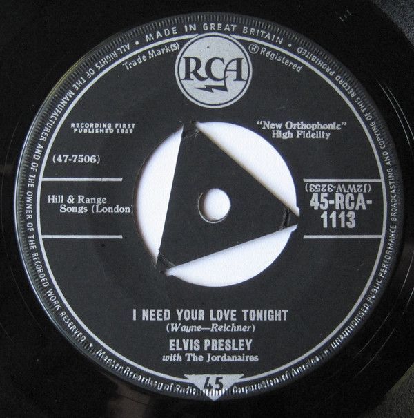A Fool Such As I / I Need Your Love Tonight
