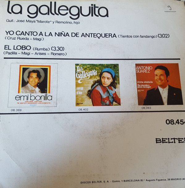 Yo Canto A La Niña De Antequera