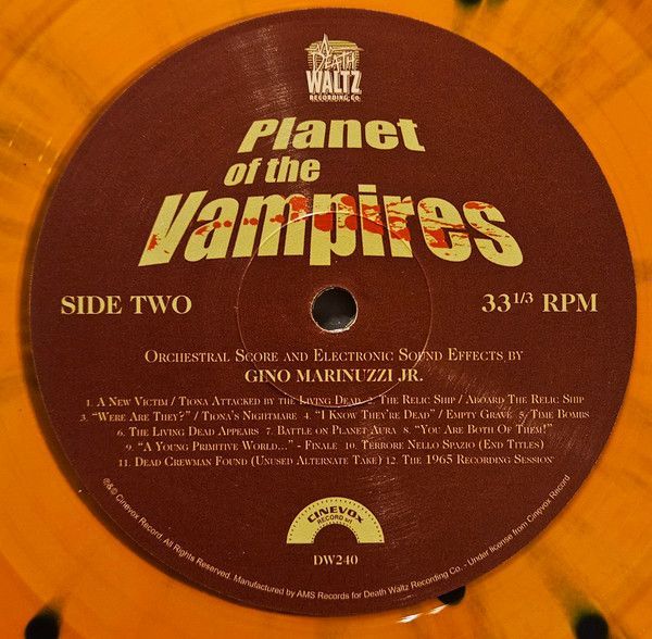 Planet Of The Vampires (Original Motion Picture Soundtrack)