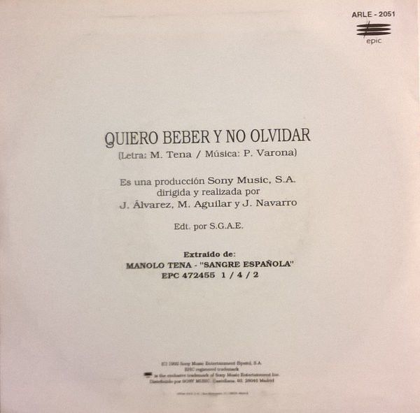 Quiero Beber Y No Olvidar