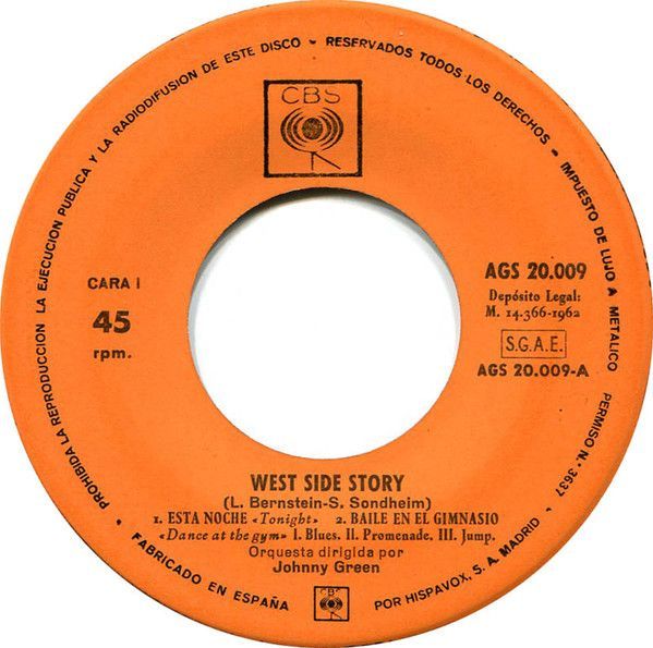 West Side Story - The Original Sound Track Recording