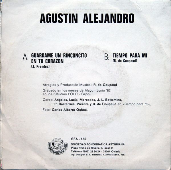 MS04Nzc4LmpwZWc-1.jpeg Guardame Un Rinconcito En Tu Corazon / Tiempo Para Mi