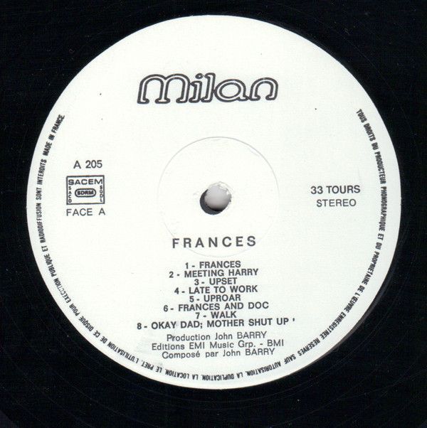 Frances (Original Motion Picture Soundtrack)