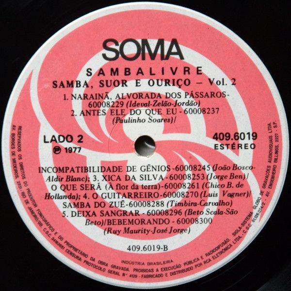 Samba, Suor E Ouriço - Vol. 2