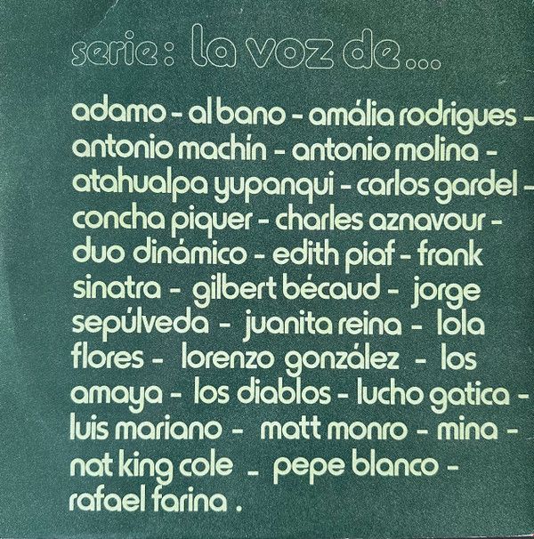 La Voz De... Antonio Machin