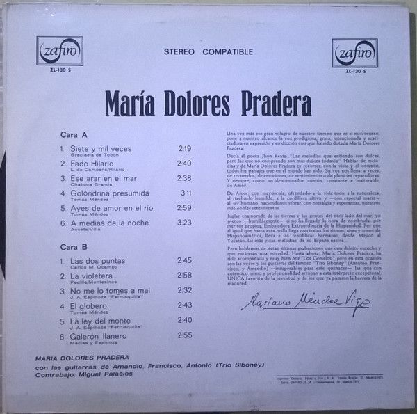 Maria Dolores Pradera