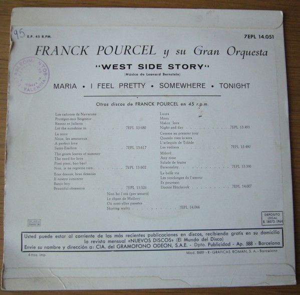 Frank Joue Pour Les Amoureux - West Side Story