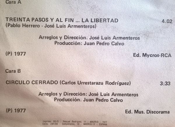 Treinta Pasos Y Al Fin... La Libertad