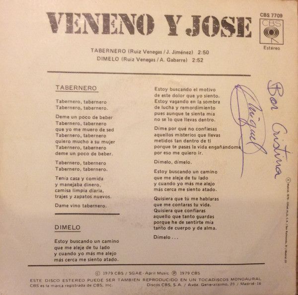 Tabernero / Dimelo