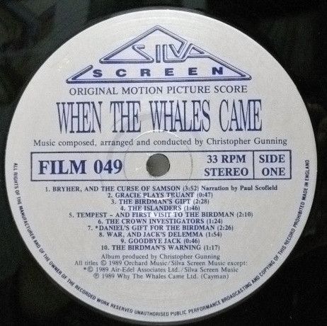 Mi01ODMzLmpwZWc.jpeg When The Whales Came (Original Motion Picture Score)