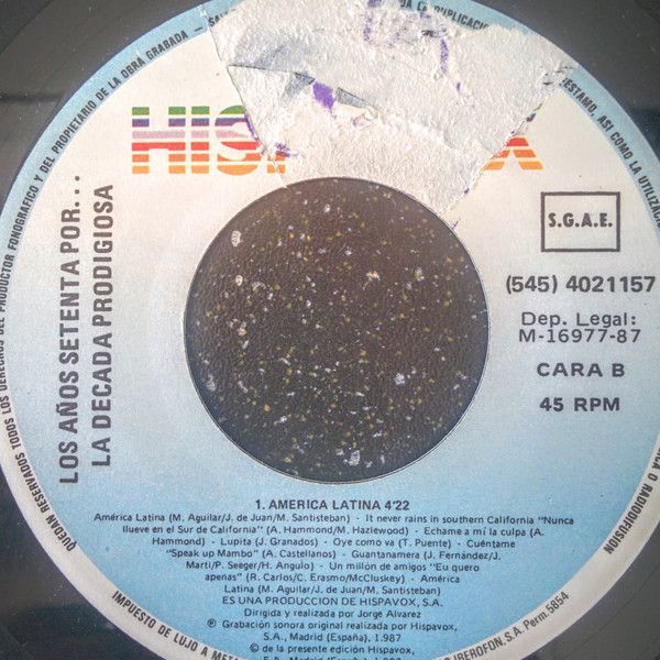Los Años 70 Por... La Decada Prodigiosa