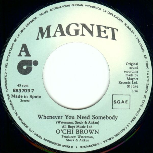 Whenever You Need Somebody