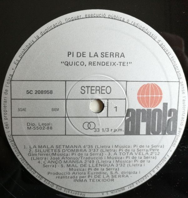 Quico, Rendeix-Te!