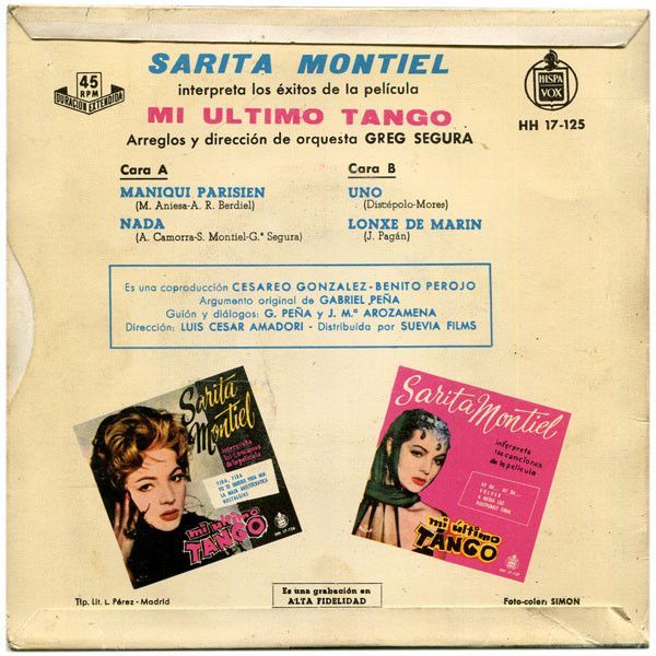 Interpreta Las Canciones De La Película Mi Último Tango
