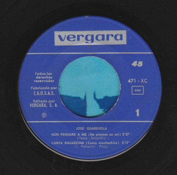Non Pensare A Me / 1er Premio Festival San Remo 67