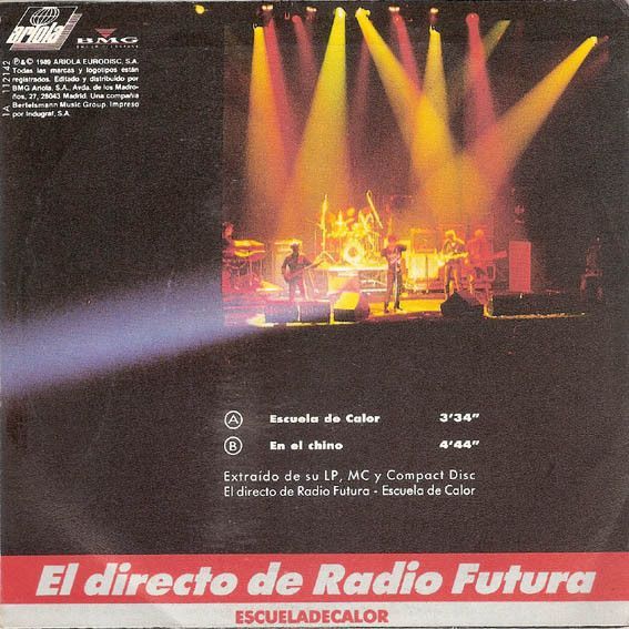 El Directo De Radio Futura - Escuela De Calor