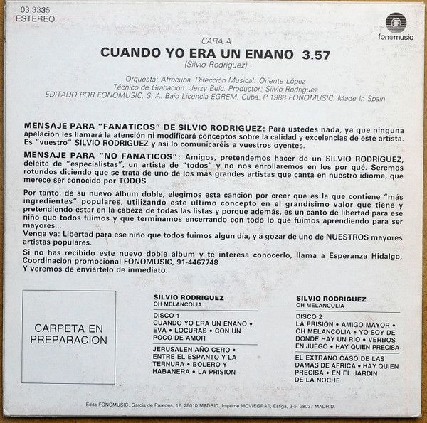 Cuando Yo Era Un Enano