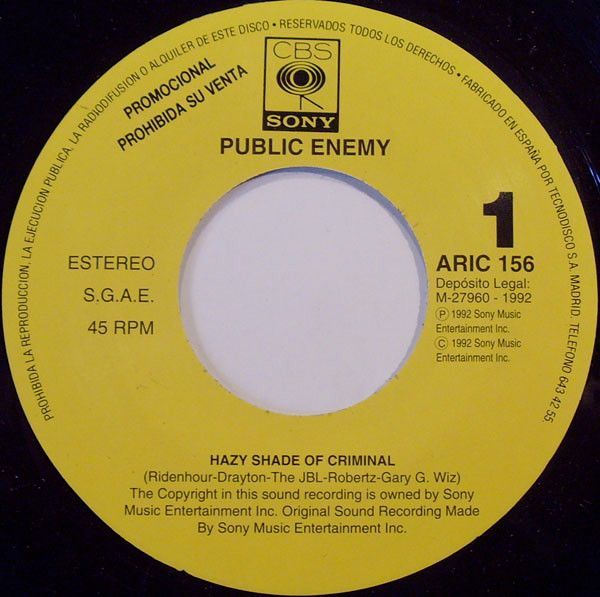 Hazy Shade Of Criminal