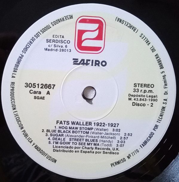 The Complete Fats Waller And His Orchestra - 1922-1927