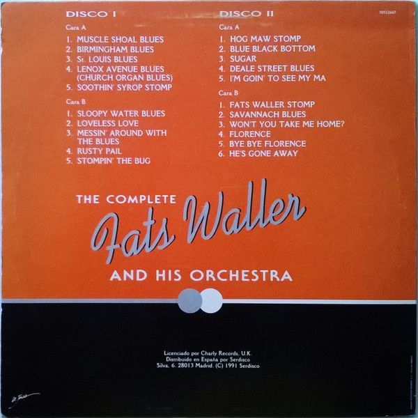 The Complete Fats Waller And His Orchestra - 1922-1927