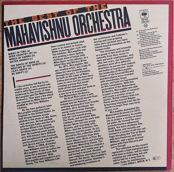The Best Of The Mahavishnu Orchestra
