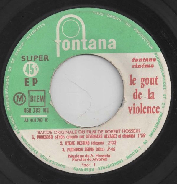 Bande Originale Du Film Le Goût De La Violence