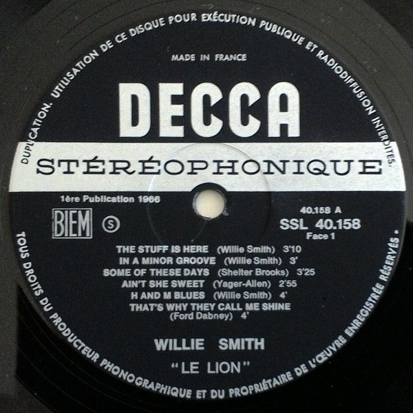 Willie Smith "The Lion"