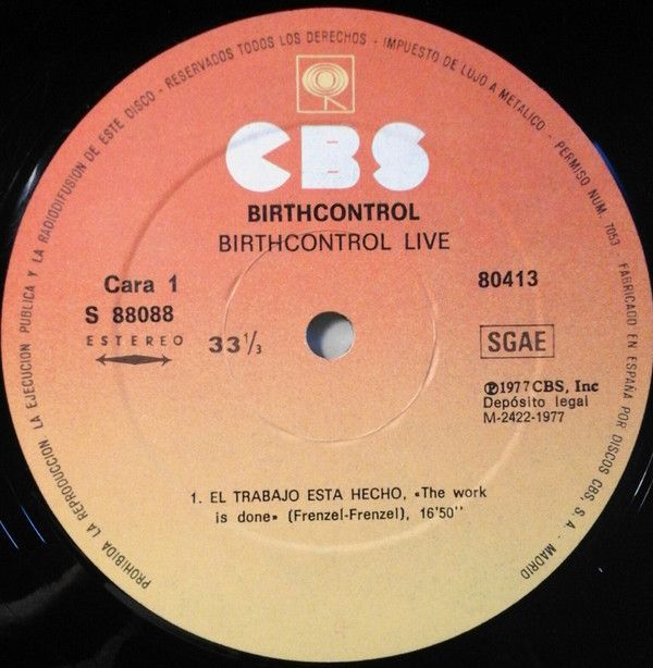Birthcontrol Live