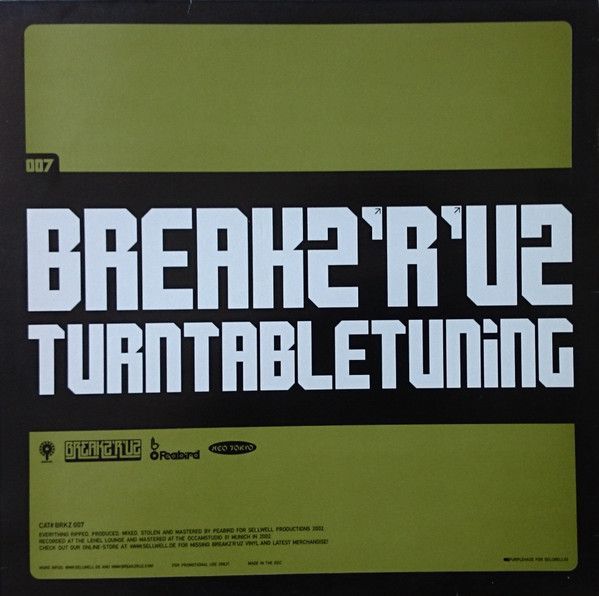 BREAKZ'R'UZ  TURNTABLE TUNING