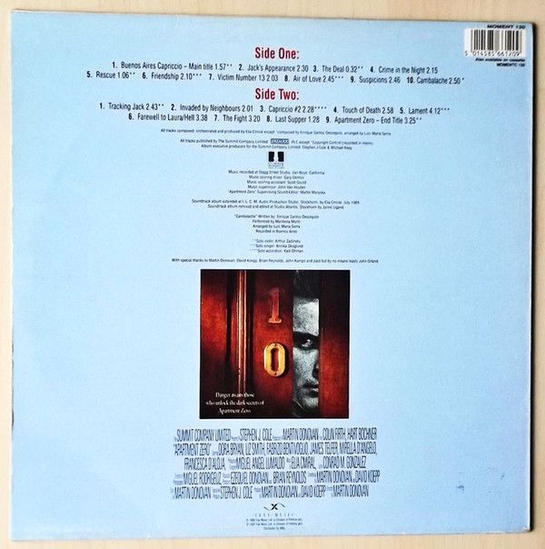 Apartment Zero (An Original Soundtrack Album)