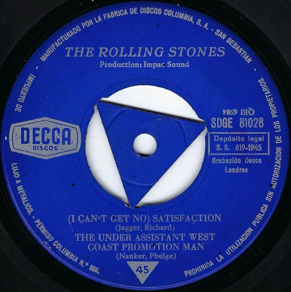 Satisfaction / Off The Hook / Little Red Rooster / The Under Assistant West Coast Promotion Man