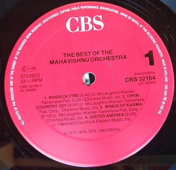 The Best Of The Mahavishnu Orchestra
