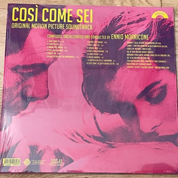 Così Come Sei (Original Motion Picture Soundtrack)
