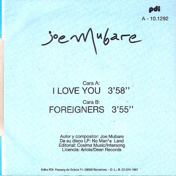 I Love You / Foreigners