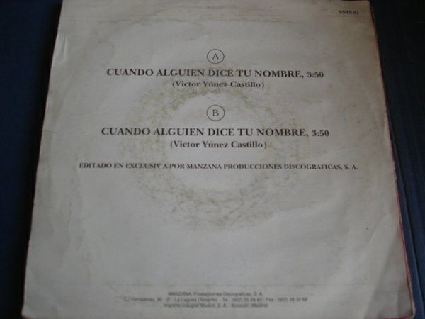 Cuando Alguien Dice Tu Nombre