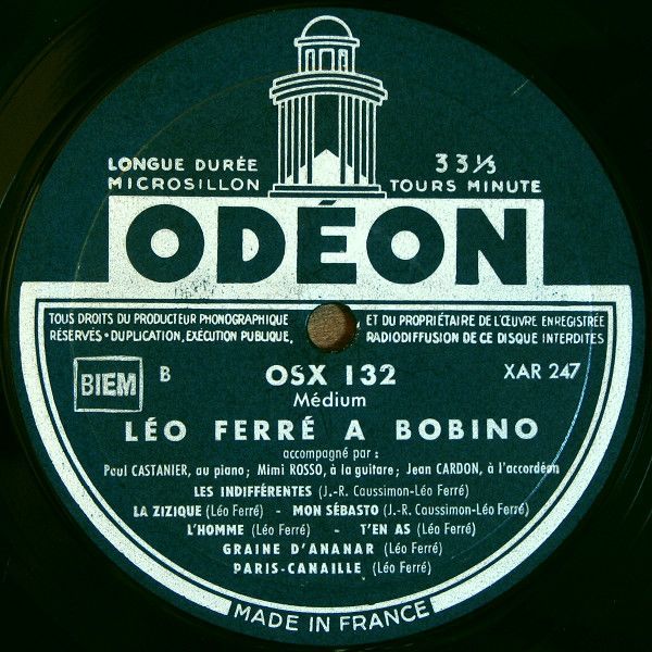 Léo Ferré À Bobino