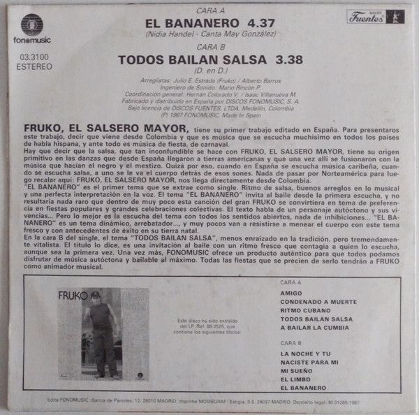 El Bananero / Todos Bailan Salsa