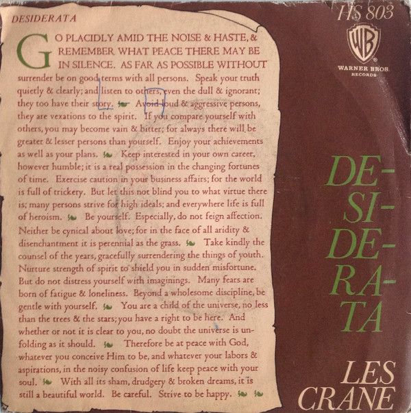 Desiderata