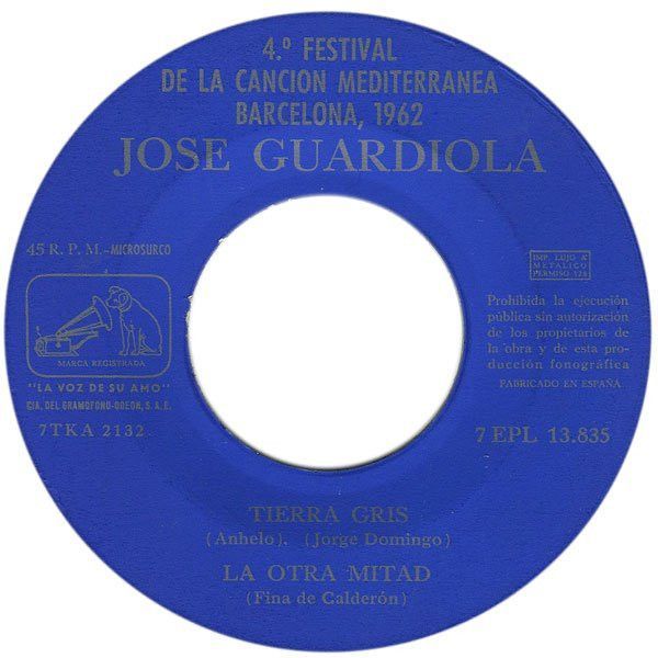 Canciones Del 4º Festival De La Canción Mediterránea, Barcelona 1962