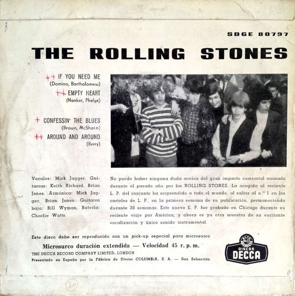 If You Need Me / Empty Heart / Confessin' The Blues / Around And Around