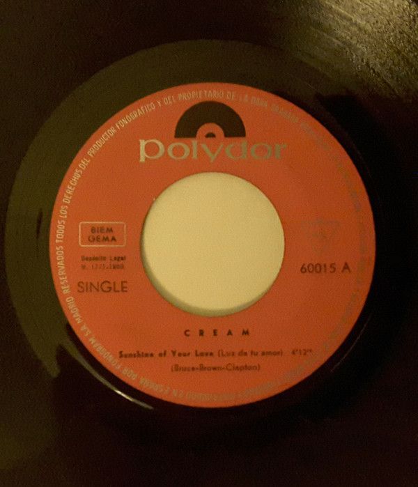 Sunshine Of Your Love / I Feel Free
