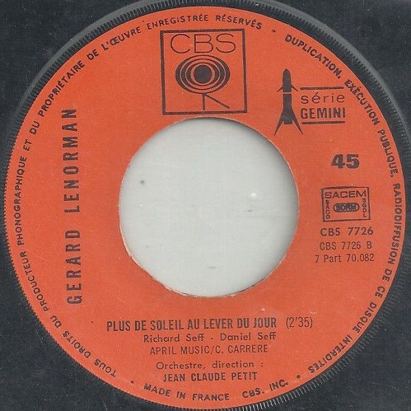 De Toi • Plus De Soleil "Au Lever De Jour"